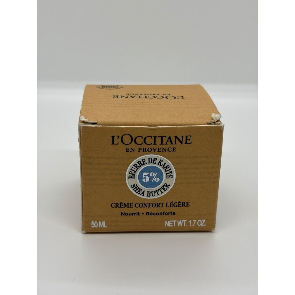 L'occitane Shea Butter Light Comforting Cream 1.7OZ New